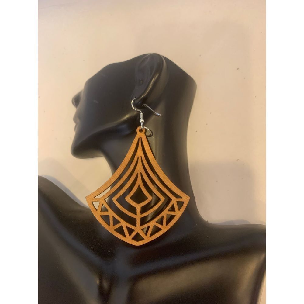 Wooden Fashion Earrings